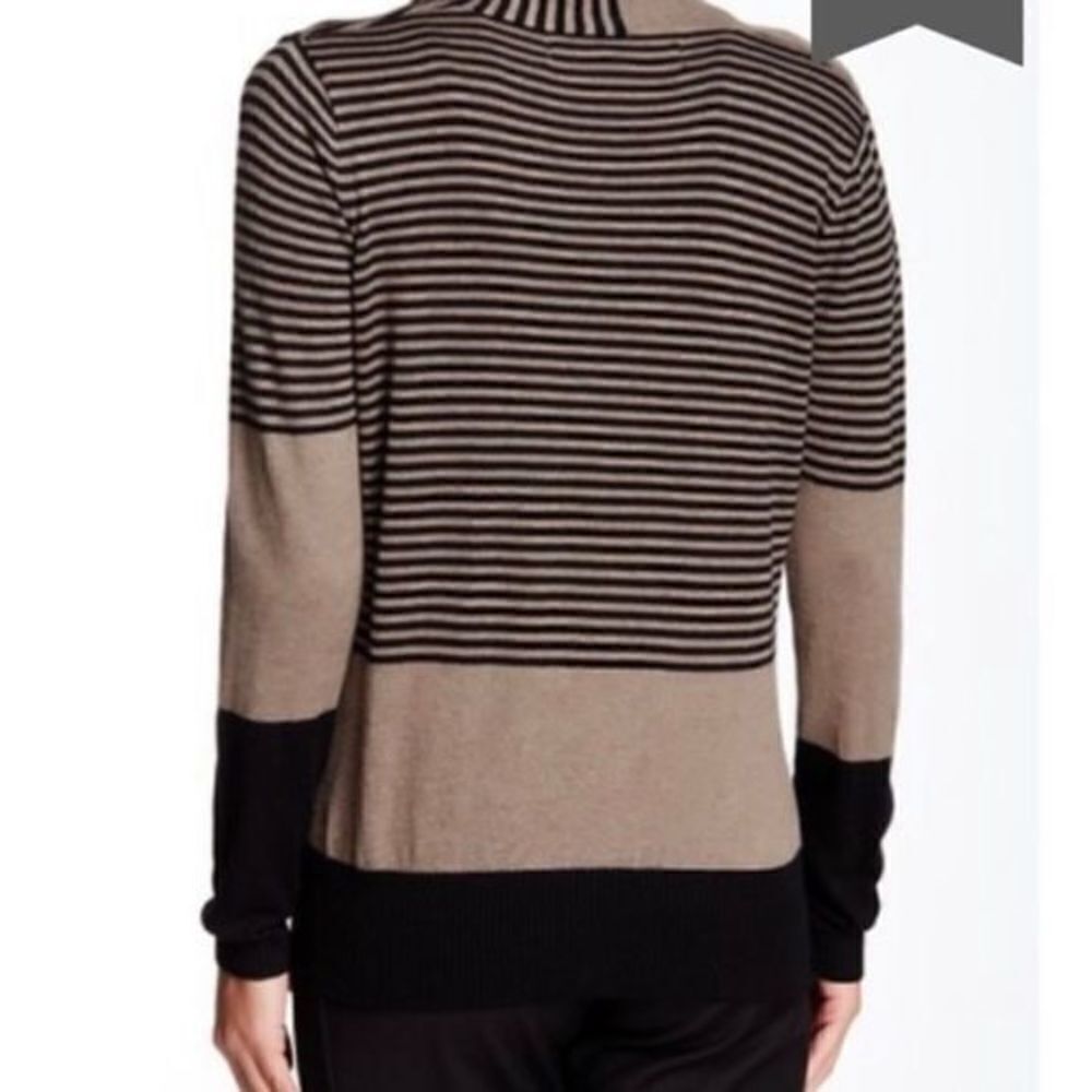 Max Studio Strip/Block Cross Over/Wrap Front Card… - image 3